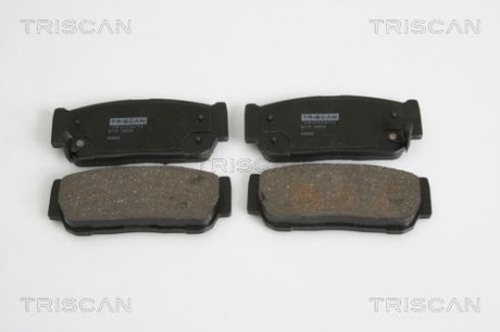 Купить Тормозные колодки задние SsangYong Kyron, Rexton, KIA Sorento TRISCAN 811018015 (фото1) подбор по VIN коду, цена 1078 грн.