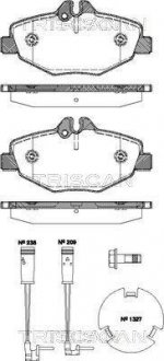 Купити Колодки гальмівні дискові Mercedes S211, W211 TRISCAN 8110 23038 (фото1) підбір по VIN коду, ціна 1259 грн.