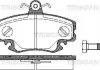 Купити Колодки гальмівні передні Dacia Logan, Renault Megane, Twingo, Clio, Logan, Sandero TRISCAN 811025010 (фото1) підбір по VIN коду, ціна 1078 грн.