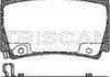 Купить Тормозные колодки задние Mitsubishi Pajero TRISCAN 811042022 (фото1) подбор по VIN коду, цена 998 грн.