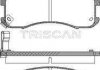 Купити Колодки гальмівні передні Mazda 626 TRISCAN 811050165 (фото1) підбір по VIN коду, ціна 760 грн.