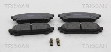 Купить Тормозные колодки задние Subaru Impreza, Forester TRISCAN 811068188 (фото1) подбор по VIN коду, цена 1383 грн.