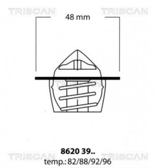 Термостат TRISCAN 8620 3982