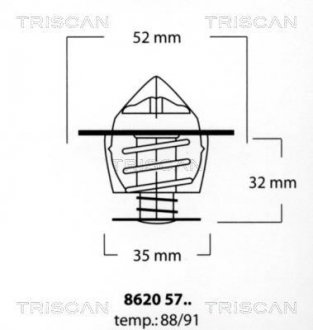 Термостат TRISCAN 8620 5791