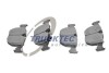 Купить Колодки тормозные BMW E38, E39, X5, X3 TRUCKTEC 08.34.100 (фото1) подбор по VIN коду, цена 1157 грн.