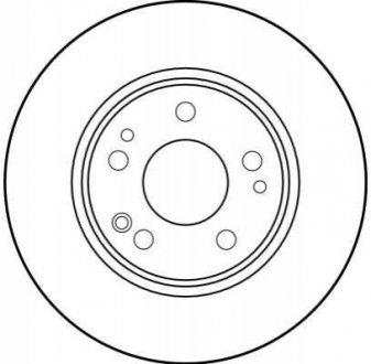 Диск гальмівний Mercedes W124, S124, C124, C207, C238 TRW df1581