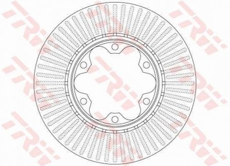 Диск тормозной TRW df6481
