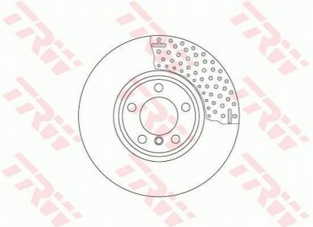 Диск тормозной BMW F20, F30, F32, F21, F34, F31, F22, F33, F36, F23 TRW df6603s