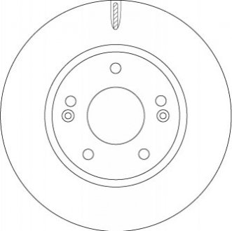 Диск гальмівний TRW df6936