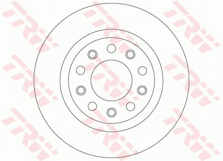 Купить Тормозной диск Alfa Romeo Giulietta TRW df8070 (фото1) подбор по VIN коду, цена 1340 грн.