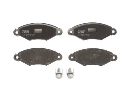 Комплект тормозных колодок для дисковых тормозов. Peugeot 306, Renault Kangoo, Clio, Nissan Kubistar TRW gdb1321