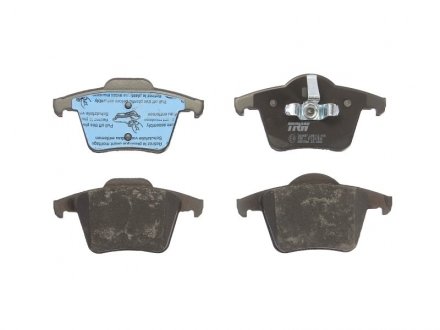 Комплект тормозных колодок из 4 шт. дисков Volvo V70, S80, XC90, XC70, S60 TRW gdb1566