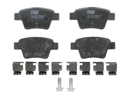 Комплект тормозных колодок из 4 шт. дисков Peugeot 408, 307, Citroen C4, Peugeot 207, Geely EC7 TRW gdb1620