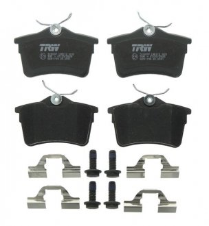 Комплект тормозных колодок из 4 шт. дисков Peugeot 308, Citroen Berlingo, Peugeot Partner TRW gdb1799
