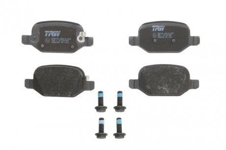 Купить Комплект тормозных колодок из 4 шт. дисков Fiat 500 TRW gdb2002 (фото1) подбор по VIN коду, цена 1640 грн.