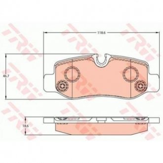 Гальмівні колодки TRW gdb2102