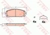 Купить Комплект тормозных колодок, дисковый тормоз Jeep Cherokee TRW gdb2142 (фото1) подбор по VIN коду, цена 2515 грн.