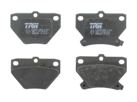 Комплект тормозных колодок из 4 шт. дисков TRW gdb3243