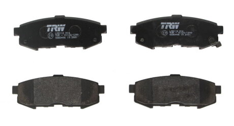 Комплект гальмівних колодок задн, MAZDA MPV II 2.0D/2.3 07.02-02.06 TRW gdb3406