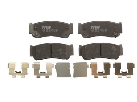 Комплект тормозных колодок из 4 шт. дисков TRW gdb3419