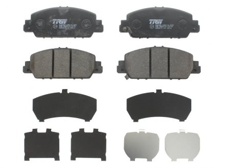 Комплект тормозных колодок для дисковых тормозов. Honda Accord, HR-V TRW gdb3615