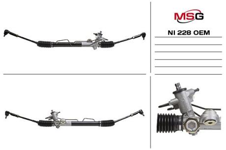 Купити Рульова рейка з ГУР нова Nissan Almera Classic N17 06-12 TRW ni228oem (фото1) підбір по VIN коду, ціна 10140 грн.