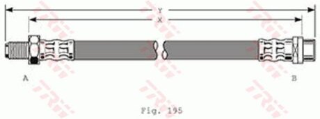 Тормозной шланг TRW phb318