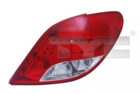 Купить Фонарь задний Peugeot 207 TYC 11-11864-06-2 (фото1) подбор по VIN коду, цена 2903 грн.