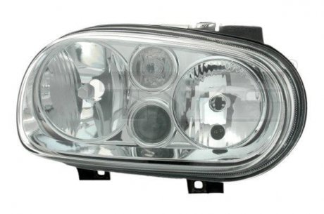 VW GO4 лів. фара H7/H1/H3 з поворот., автом. TYC 20-5386-08-2