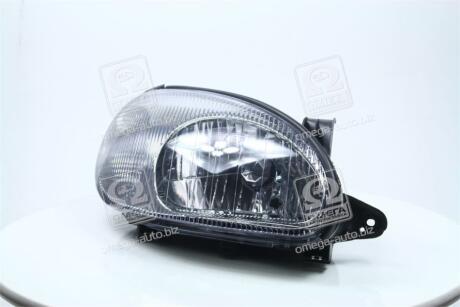 Фара права під коректор Daewoo Lanos, Sens (96-) чорний корпус (20-5895-E5-2B) TYC 205895E52B