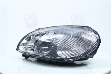 Фара левая под корректор Daewoo Lanos, Sens (96-) черный корпус TYC 205896E52B