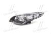 Купить Фара левая Renault Megane III (09-) H7/H7 черная TYC 20B876A52B (фото1) подбор по VIN коду, цена 5022 грн.
