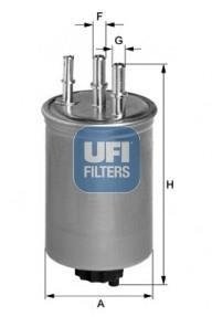 Топливный фильтр UFI 24.133.00