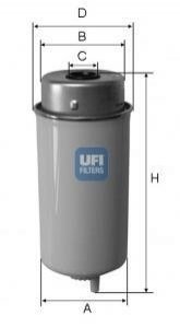 Топливный фильтр Ford Transit UFI 24.432.00