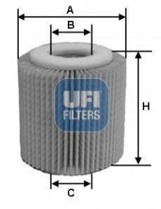 Масляний фільтр UFI 25.150.00