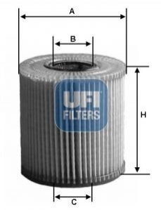 Купить Фильтр масляный UFI 25.191.00 (фото1) подбор по VIN коду, цена 358 грн.