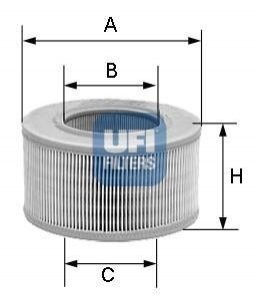 Фильтр воздушный Fiat Doblo, Punto, Volkswagen Polo UFI 30.118.01