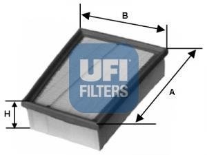 ВОЗДУШНЫЙ ФИЛЬТР UFI 30.144.00