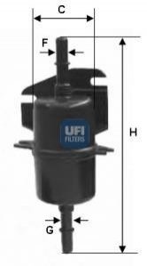 Топливный фильтр Fiat 500 UFI 31.740.00