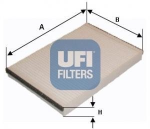 Купить Фильтр салона UFI 53.159.00 (фото1) подбор по VIN коду, цена 460 грн.