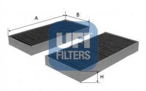 Фільтр, повітря у внутрішній простір UFI 54.104.00