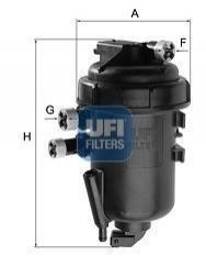 Топливный фильтр UFI 55.163.00
