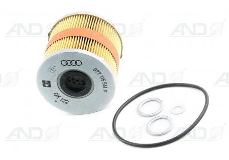 Купить Фильтр масла Audi A8 VAG 077198563 (фото1) подбор по VIN коду, цена 1078 грн.