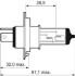 Купити Лампа галогенна H4 12V 60/55W BMW E21, Suzuki Swift, Alfa Romeo 33, 75, BMW E12, E28, E23, E32, Mercedes 190 (W201), Ford Fiesta, Escort, Mercedes W124, S124 Valeo 032515 (фото2) підбір по VIN коду, ціна 265 грн.