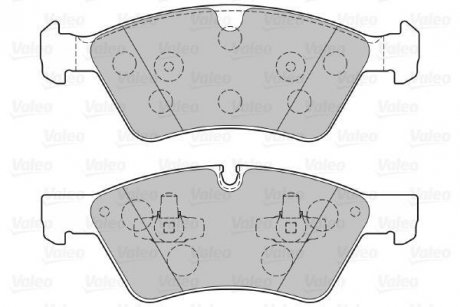 Купити Гальмівні колодки дискові MERCEDES GL-Class/M-Glass/R-Class "3,0-5,0 "F "05>> Mercedes W251, M-Class, GL-Class, W211, S211, G-Class Valeo 301107 (фото1) підбір по VIN коду, ціна 1459 грн.