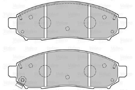 Купить Тормозные колодки дисковые NISSAN Leaf/NP300/NV200/Pathfinder "2,5-4,0 "F "05>> Nissan Leaf, Navara, Pathfinder Valeo 301140 (фото1) подбор по VIN коду, цена 1092 грн.