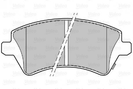 Купити Гальмівні колодки дискові TOYOTA Corolla "1,4-2,0 "F "01-07 Toyota Corolla Valeo 301679 (фото1) підбір по VIN коду, ціна 835 грн.