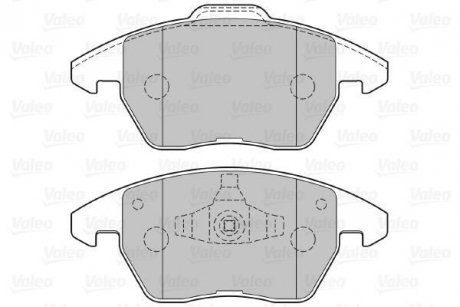 Купить Тормозные колодки дисковые CITROEN/PEUGEOT C4/207/208/3008/307/308/RCZ "1,6-2,0 "F "03>> Peugeot 208, 307, Citroen C4, Peugeot 207, 308, 3008 Valeo 301715 (фото1) подбор по VIN коду, цена 871 грн.