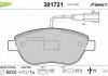 Купити Гальмівні колодки дискові FIAT/OPEL Doblo/Linea/Combo "1,3-2,0 "F "07>> Fiat Doblo, Lancia Musa, Fiat Grande Punto, Punto, Opel Combo Valeo 301721 (фото1) підбір по VIN коду, ціна 903 грн.