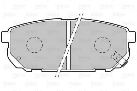 Тормозные колодки дисковые KIA Sorento "2,4-3,5 "R "02>> Valeo 301823